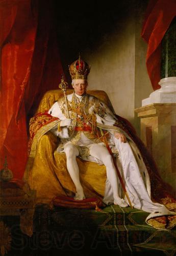 Friedrich von Amerling Emperor Franz I France oil painting art